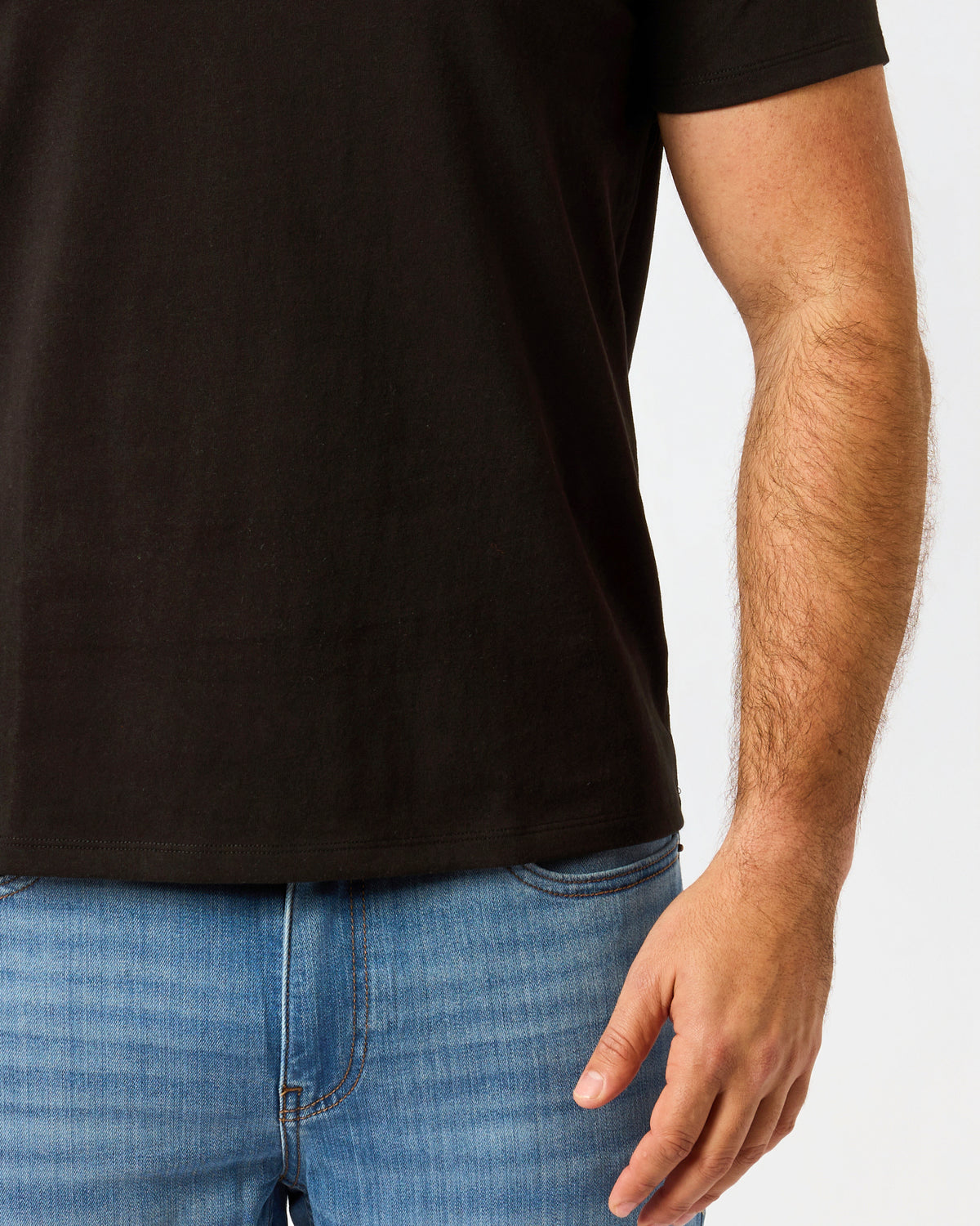 All Black Short Heavyweight Crew 3-Pack