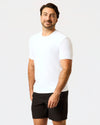 All White Short Active Crew Neck 10-Pack