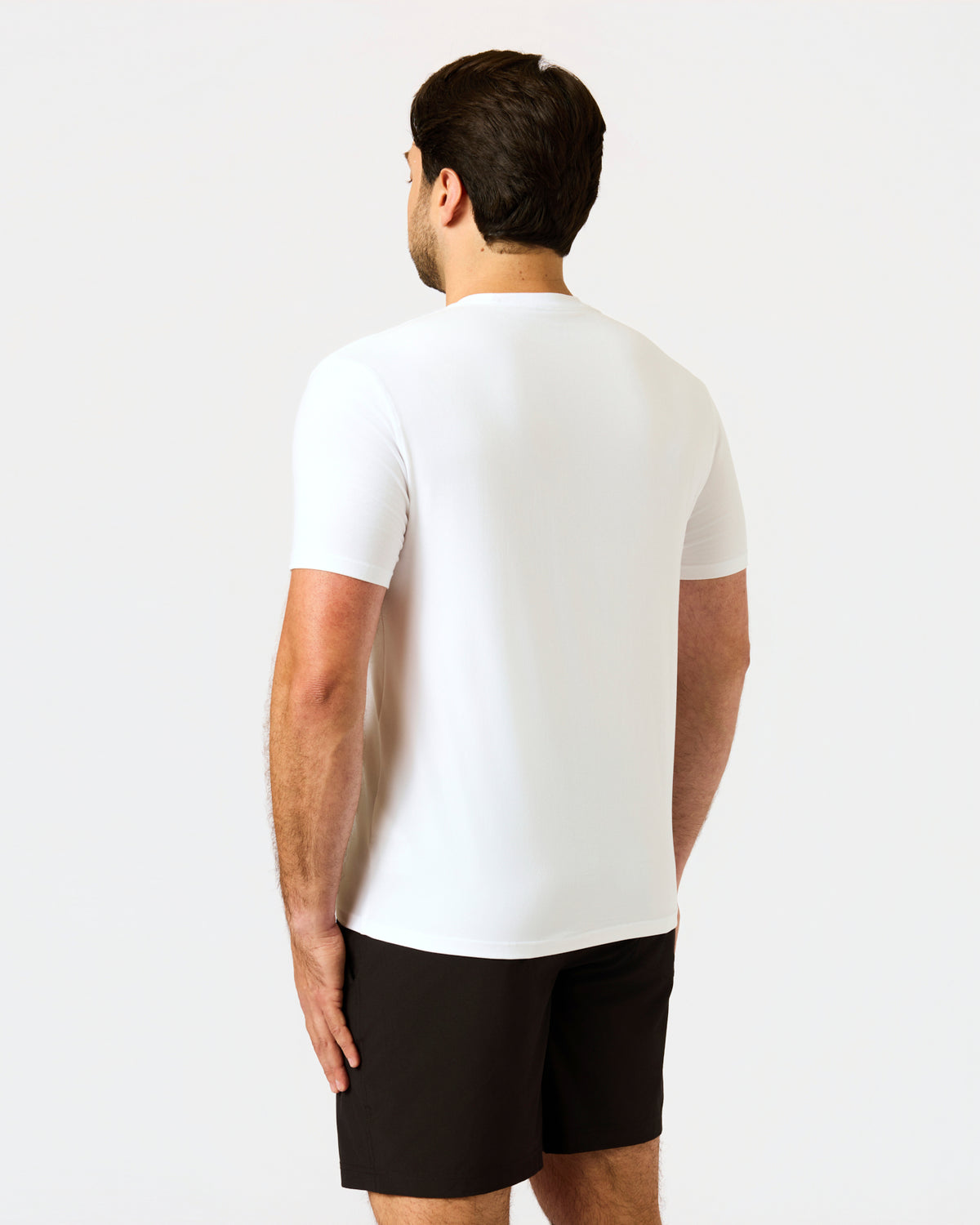All White Short Active Crew Neck 10-Pack