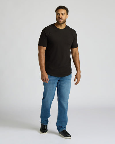 Tall Heavyweight Curved Hem Crew