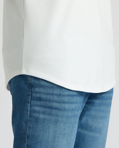 Tall Heavyweight Curved Hem Crew