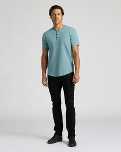 True ClassicCitadel Heavyweight Curved Hem Henley