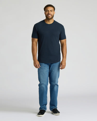 Tall Heavyweight Curved Hem Crew