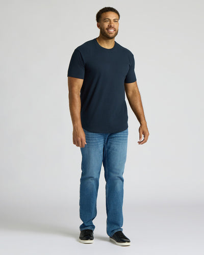 Tall Heavyweight Curved Hem Crew