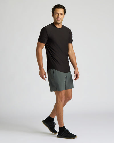 Active Curved Hem Crew