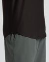 All Black Active Curved Hem Crew 6-Pack