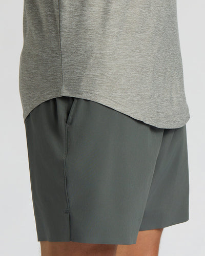 Active Curved Hem Crew