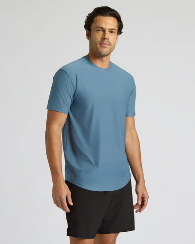 Active Curved Hem Crew