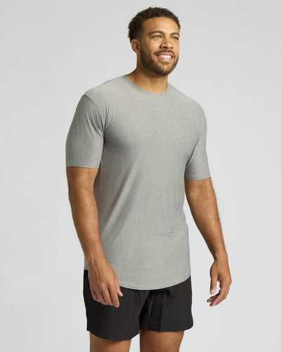 Active Curved Hem Crew