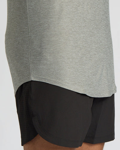 Tall Active Curved Hem Crew