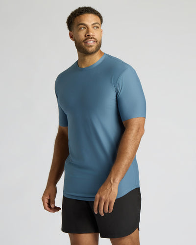 Tall Active Curved Hem Crew