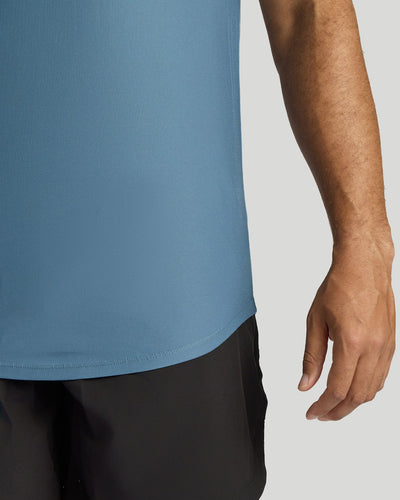 Tall Active Curved Hem Crew