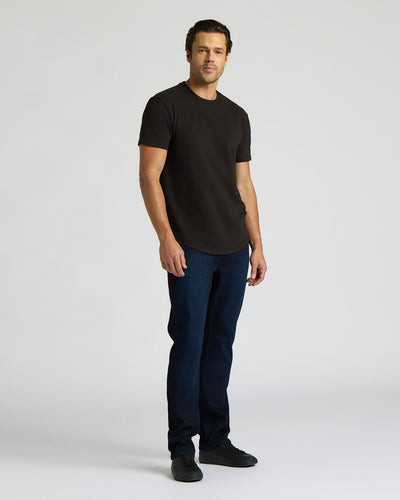 Heavyweight Curved Hem Crew