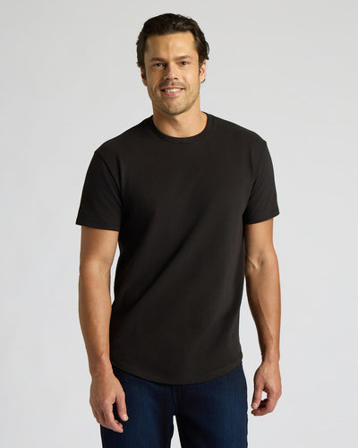 Heavyweight Curved Hem Crew