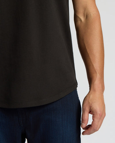 Heavyweight Curved Hem Crew