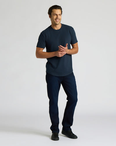Heavyweight Curved Hem Crew