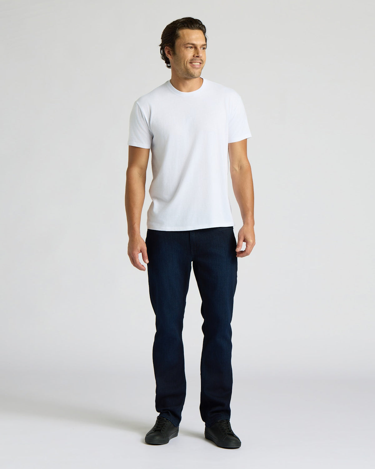 All White Short Classic Crew Neck 6-Pack