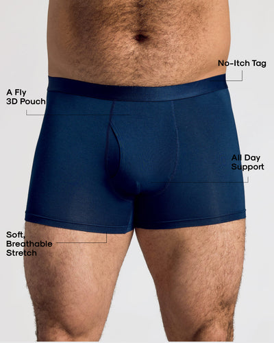 Boxer Trunks With Fly