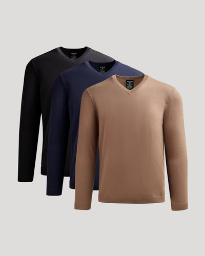 Dressy V‑Neck Sweater