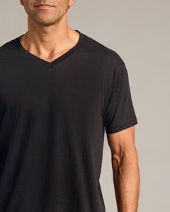 True ClassicAll Black V-Neck 2-Pack