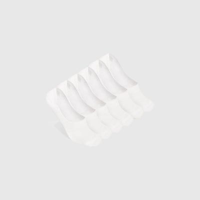White Never Show Socks 3-Pack
