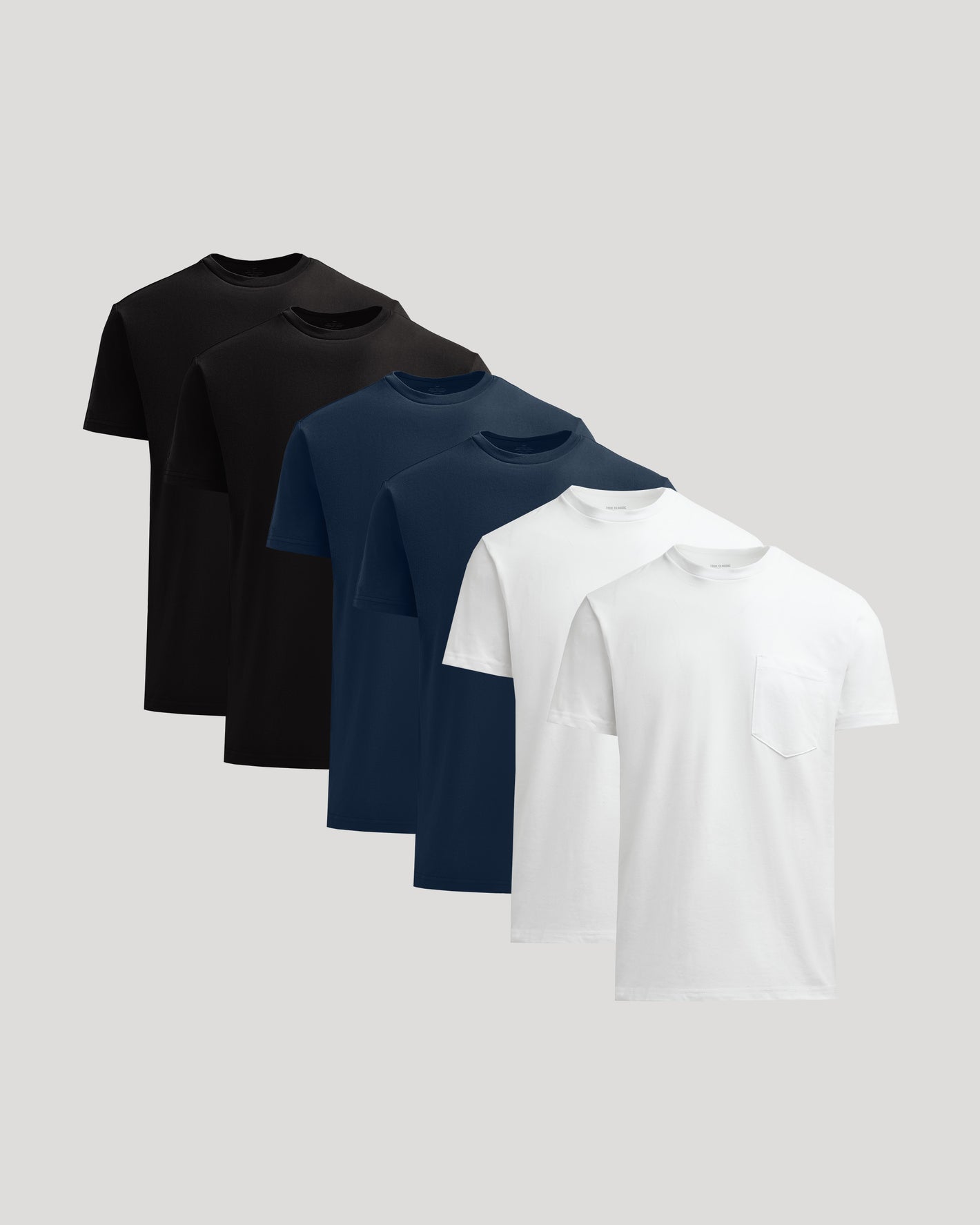 Heavyweight Pocket Crew Neck 6-Pack