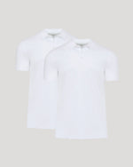White Premium Pima Polo 2-Pack