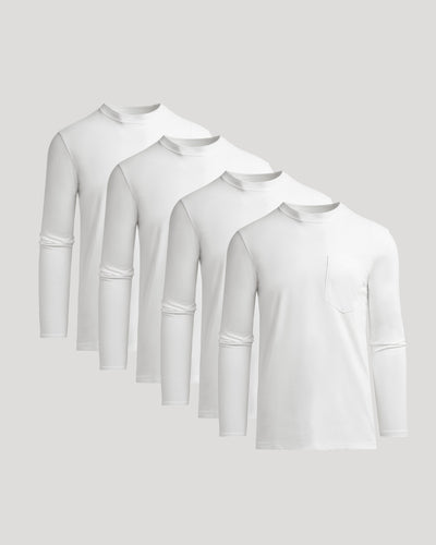 Tall Heavyweight Long Sleeve Pocket Crew