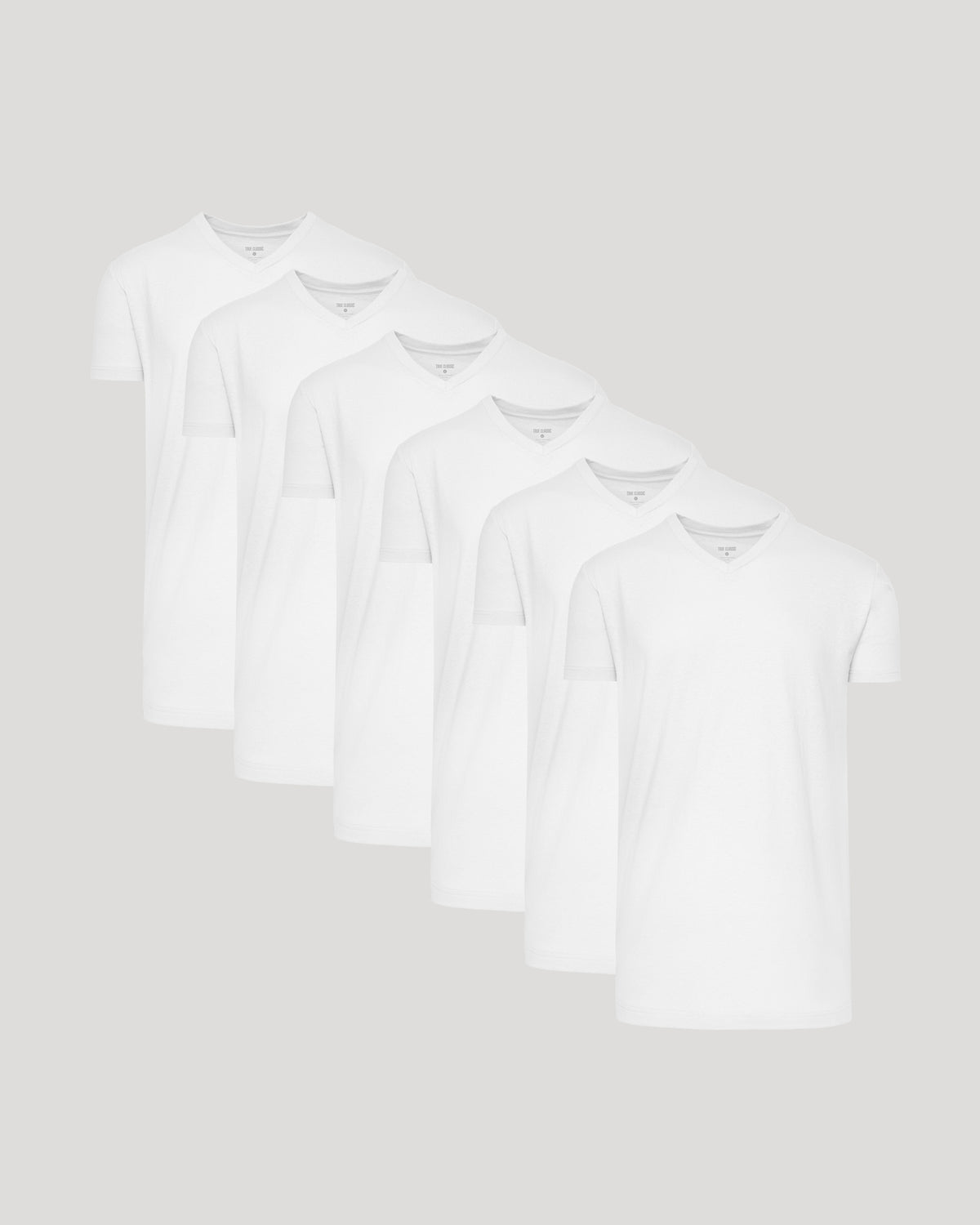 Men's Tall Classic V-Neck T-Shirt, premium cotton blend, breathable, extra length.