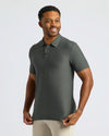 True Classic Men’s Classic Short Sleeve Polo Shirt showcased on male model.