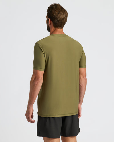 Active Crew Neck - Military Green