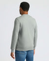 Medium Heather Gray Pullover Fleece Crew & Jogger 2-Pack worn casually.