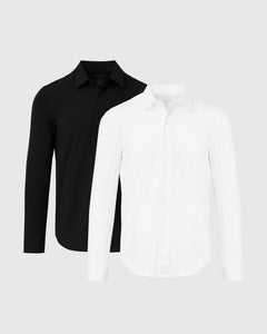 True ClassicEssential Commuter Long Sleeve Shirt 2-Pack