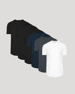 Classic Curved Hem Crew 6-Pack