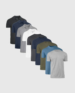 True ClassicPolos & Crews 9-Pack