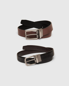 True ClassicReversible Belt 2-Pack