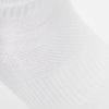 White Ankle Socks 3-Pack, close-up of ribbed knit fabric.