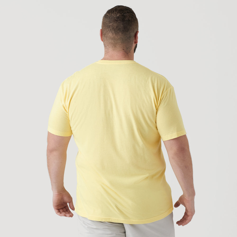 Mellow Yellow Short Sleeve Crew Neck Tee