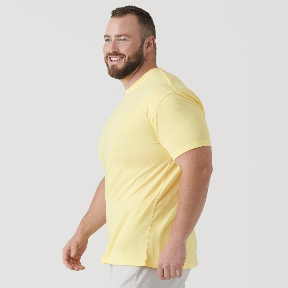 Mellow Yellow Short Sleeve Crew Neck Tee