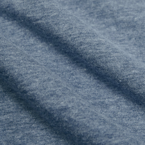 Heather Indigo Long Sleeve Crew Neck Tee