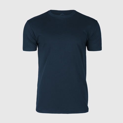 Navy Short Sleeve Crew Neck Tee