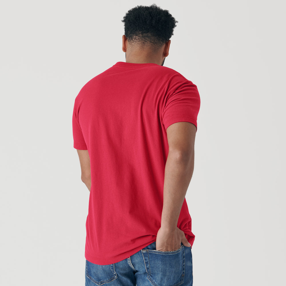 Raspberry Short Sleeve Crew Neck Tee