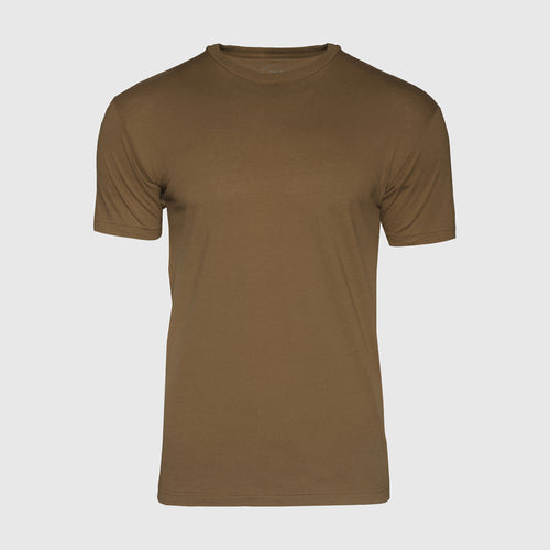 Tan 499 Short Sleeve Crew Neck Tee