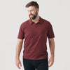 Heather Burgundy Classic Polo