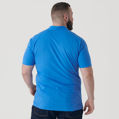 Periwinkle Blue Short Sleeve Polo