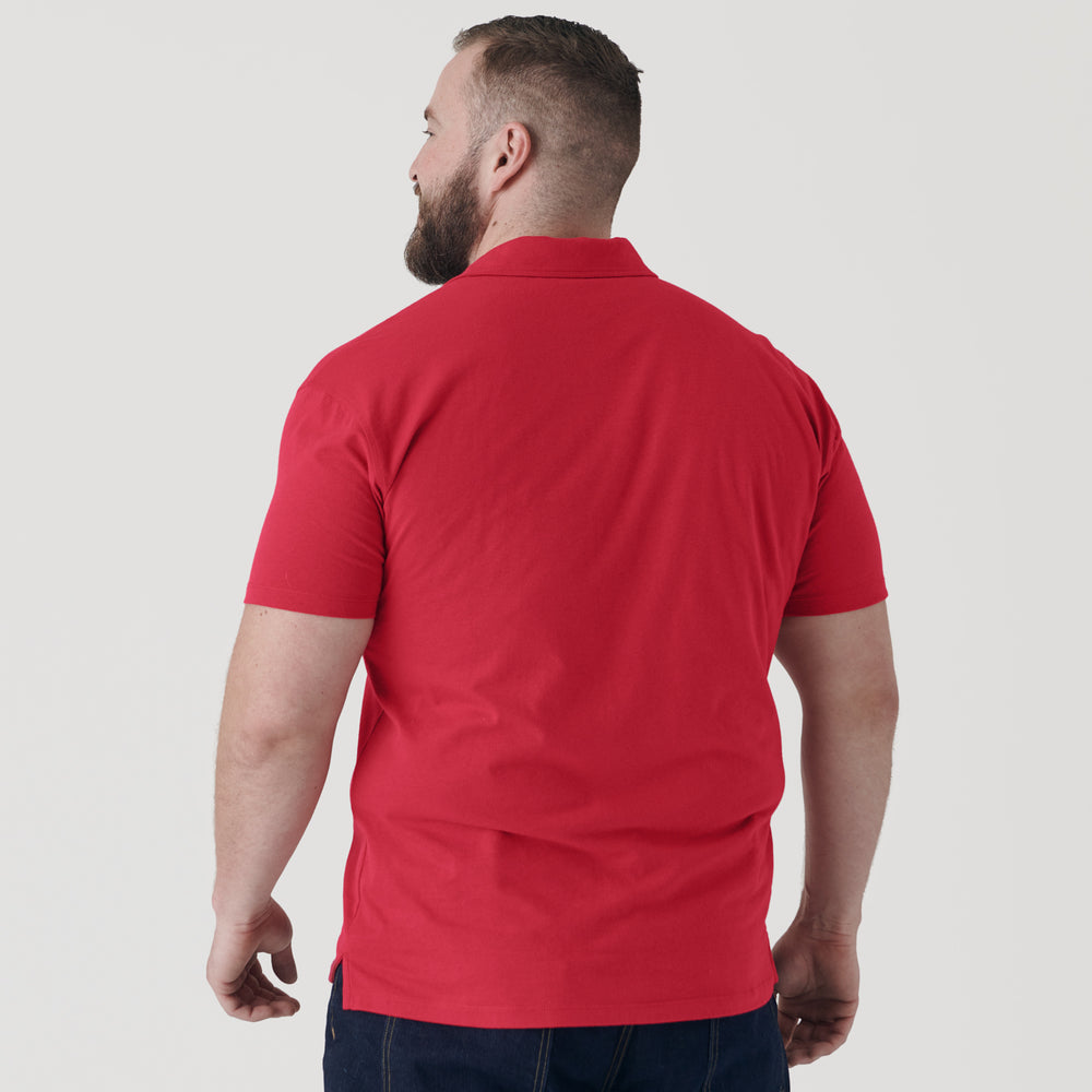 Raspberry Short Sleeve Polo