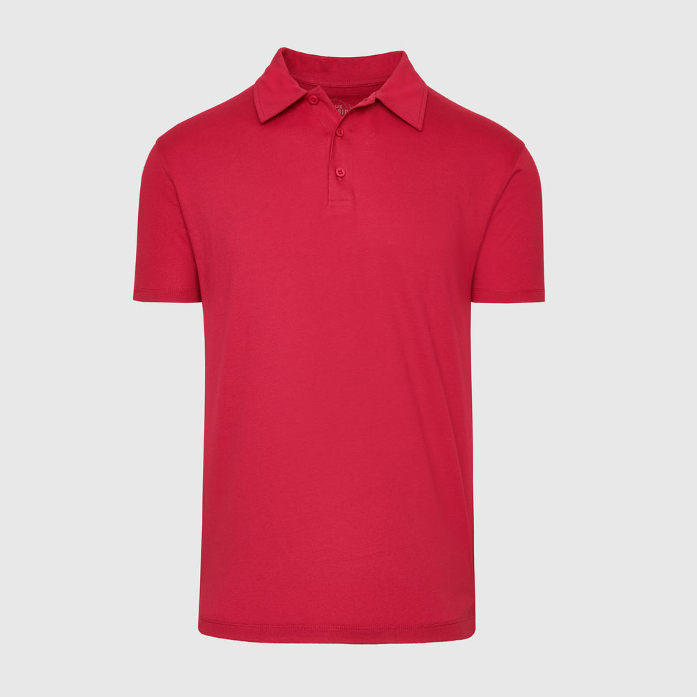 Raspberry Short Sleeve Polo