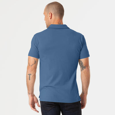 Polo classique - Stone Blue