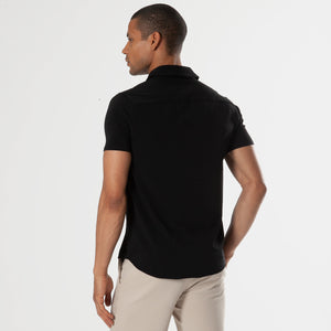 True ClassicBlack Short Sleeve Knit Shirt