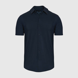 True ClassicNavy Short Sleeve Knit Shirt